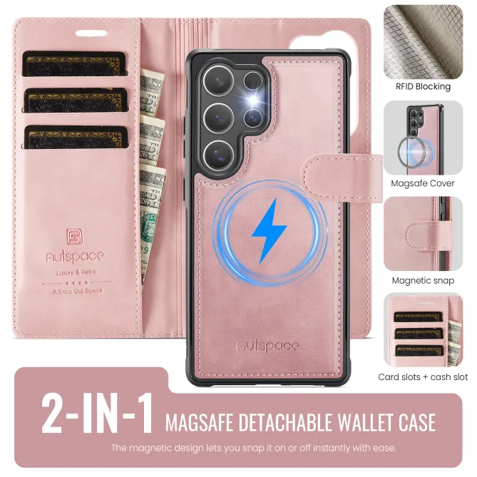 Housse Portefeuille Samsung Galaxy S26 Ultra Detachable Magnetique