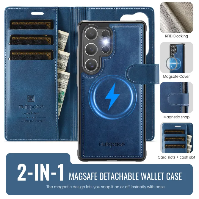 Housse Portefeuille Samsung Galaxy S26 Ultra Detachable Magnetique