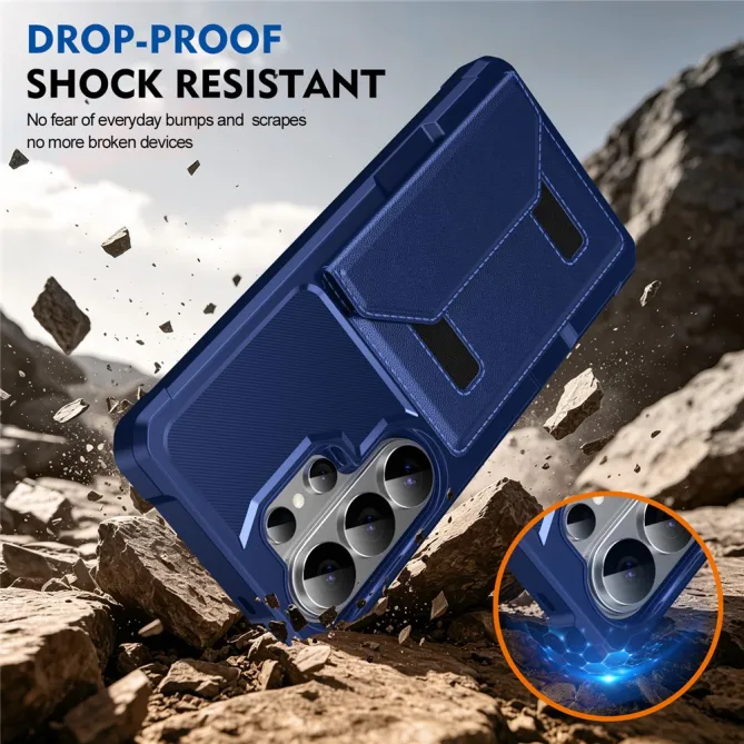 Coque Samsung Galaxy S26 Ultra Porte-Cartes à Fermeture Magnétique