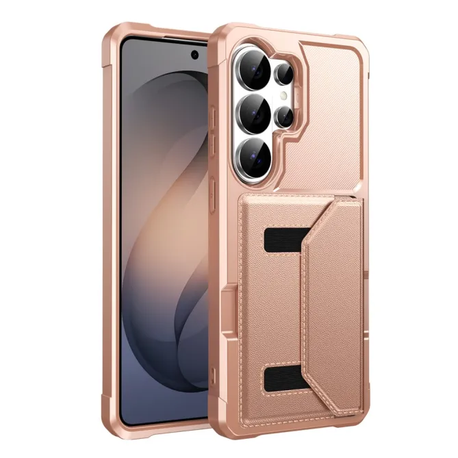 Coque Samsung Galaxy S26 Ultra Porte-Cartes à Fermeture Magnétique