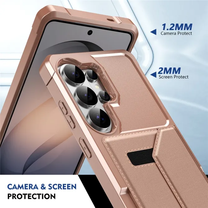 Coque Samsung Galaxy S26 Ultra Porte-Cartes à Fermeture Magnétique