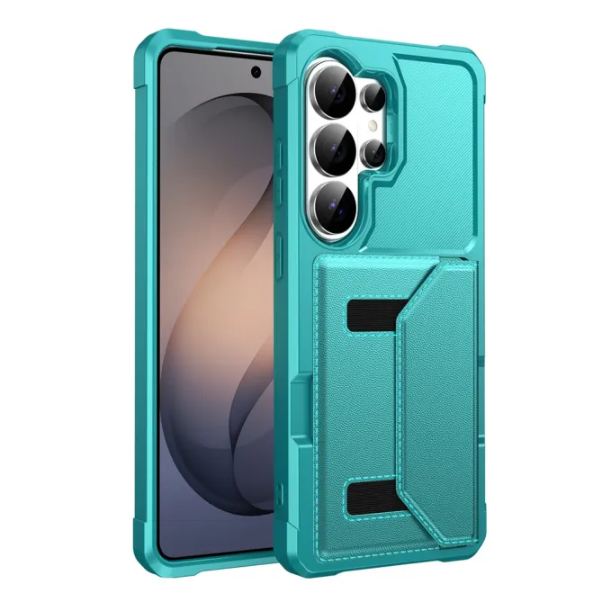 Coque Samsung Galaxy S26 Ultra Porte-Cartes à Fermeture Magnétique