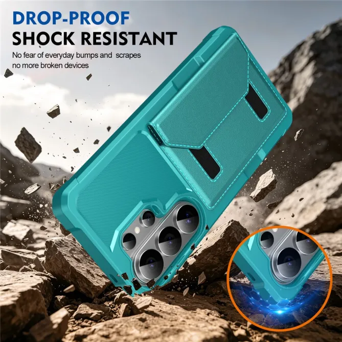 Coque Samsung Galaxy S26 Ultra Porte-Cartes à Fermeture Magnétique