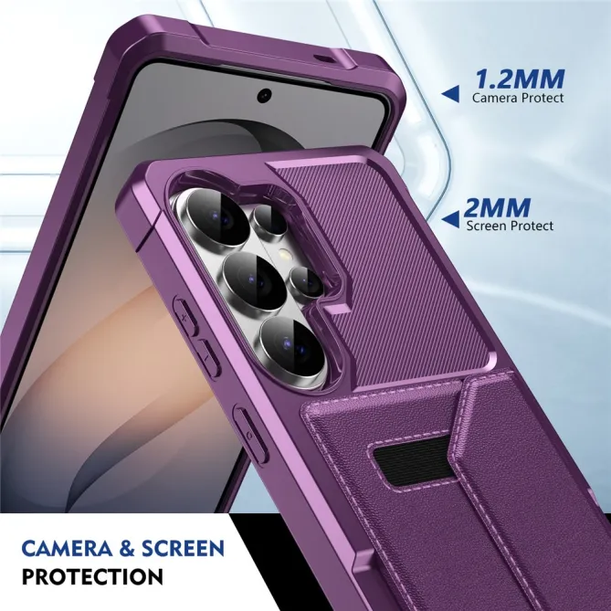 Coque Samsung Galaxy S26 Ultra Porte-Cartes à Fermeture Magnétique