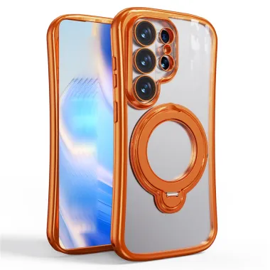 Coque Samsung Galaxy S26 Ultra Transparente Anneau Magnétique