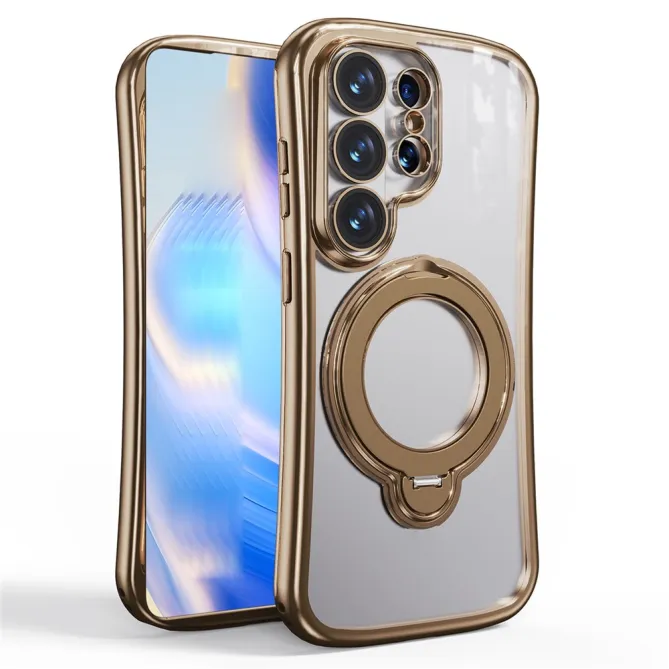 Coque Samsung Galaxy S26 Ultra Transparente Anneau Magnétique