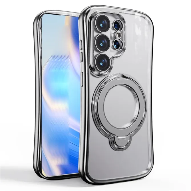 Coque Samsung Galaxy S26 Ultra Transparente Anneau Magnétique