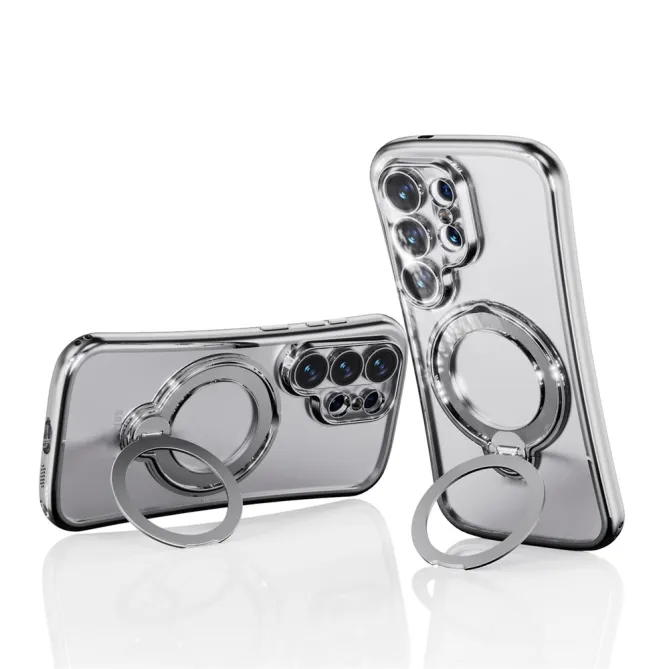 Coque Samsung Galaxy S26 Ultra Transparente Anneau Magnétique
