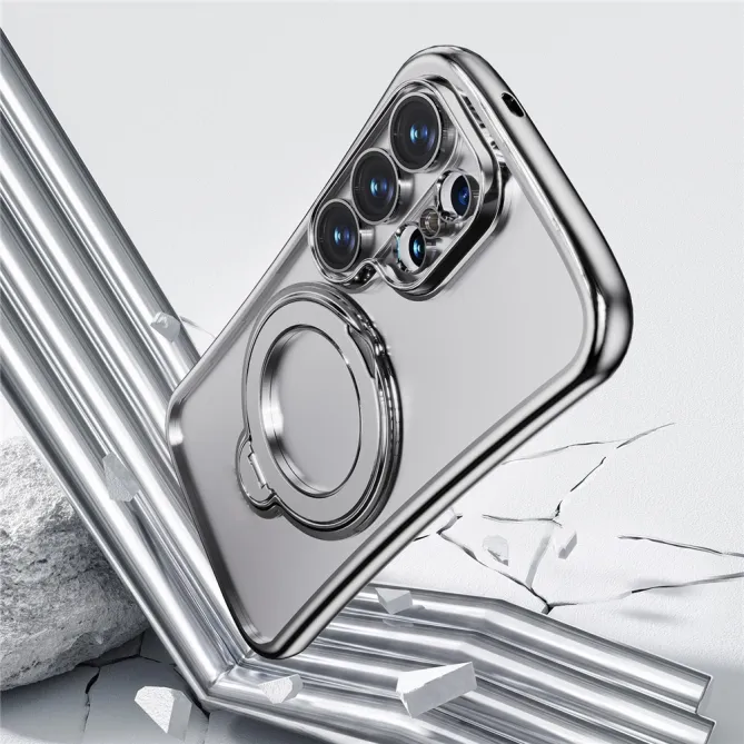 Coque Samsung Galaxy S26 Ultra Transparente Anneau Magnétique