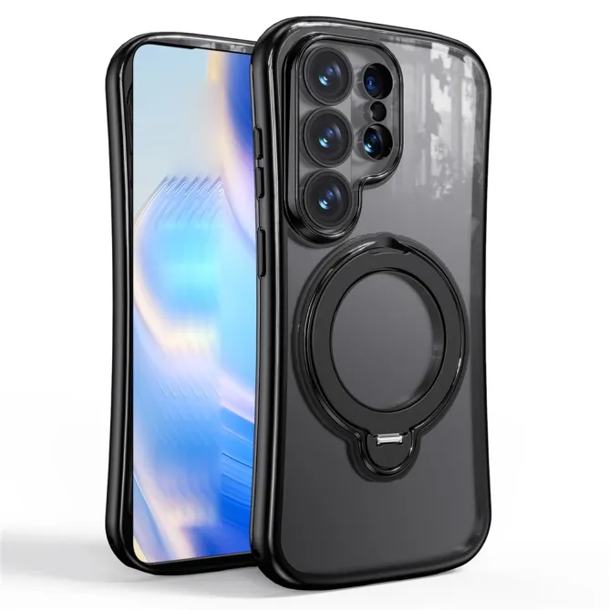 Coque Samsung Galaxy S26 Ultra Transparente Anneau Magnétique