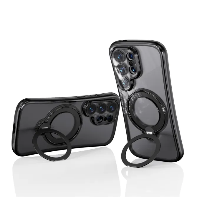 Coque Samsung Galaxy S26 Ultra Transparente Anneau Magnétique