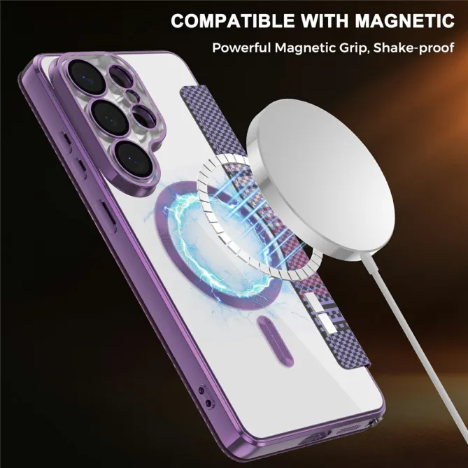 Étui Flip Samsung Galaxy S26 Ultra Motif Tissé Anti-RFID