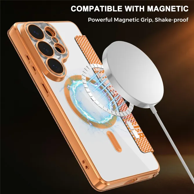 Étui Flip Samsung Galaxy S26 Ultra Motif Tissé Anti-RFID