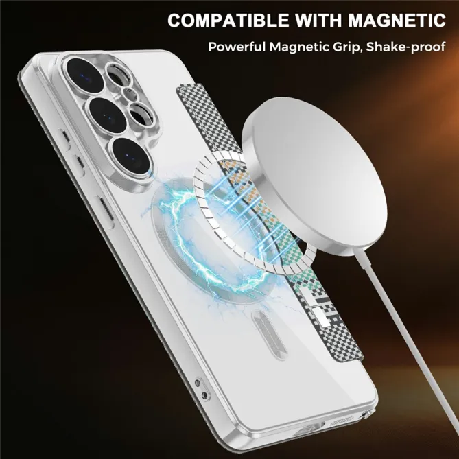 Étui Flip Samsung Galaxy S26 Ultra Motif Tissé Anti-RFID