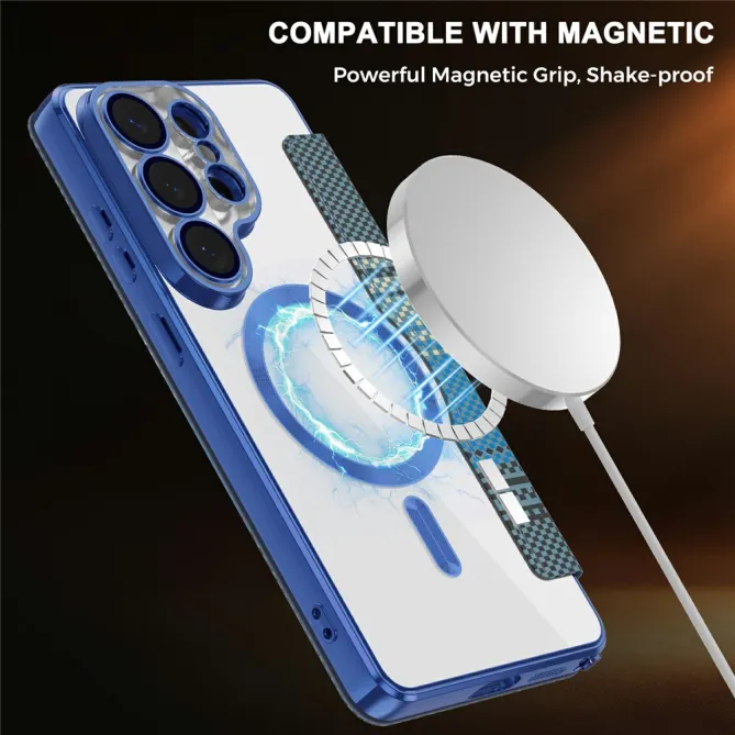 Étui Flip Samsung Galaxy S26 Ultra Motif Tissé Anti-RFID