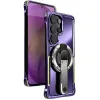 Coque Samsung Galaxy S26 Ultra Armure Titane avec Support Magnétique Rotatif