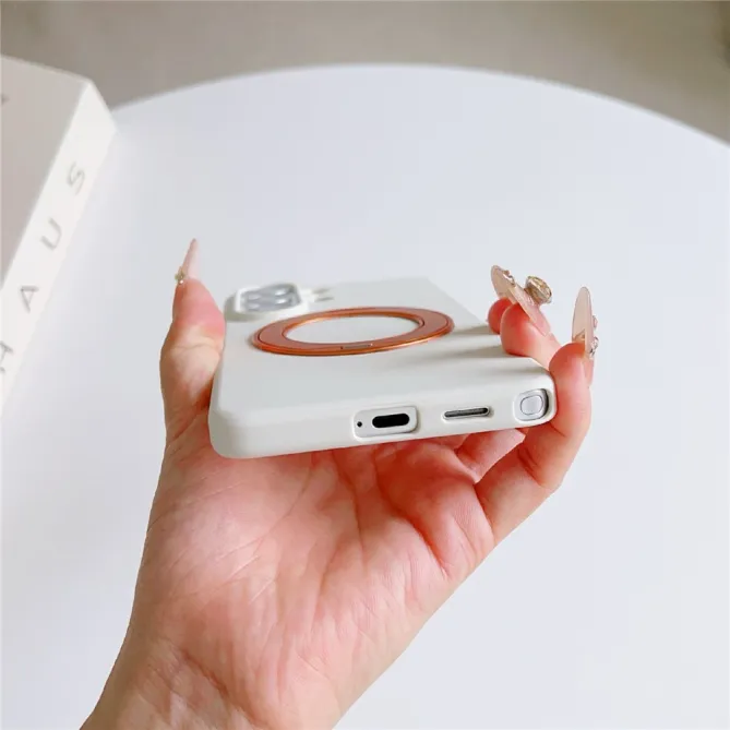 Coque Samsung Galaxy S26 Ultra Mate Anti-Traces Anneau Rotatif