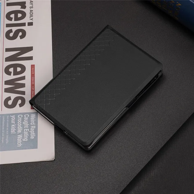 Étui Samsung Galaxy Z Fold 8 Porte-Carte Support Effet Cuir Noir - photo 10