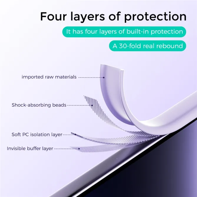 Coque Samsung Galaxy Fold 8 Silicone Liquide Magnétique Violet clair - photo 3