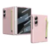 Coque Samsung Galaxy Fold 8 Porte-Stylet Pop-Up Verre Trempé Rose