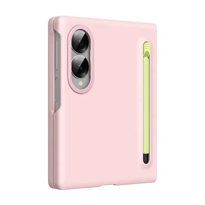 Coque Samsung Galaxy Fold 8 Porte-Stylet Pop-Up Verre Trempé Rose - photo 2