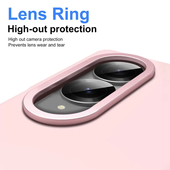 Coque Samsung Galaxy Fold 8 Porte-Stylet Pop-Up Verre Trempé Rose - photo 5