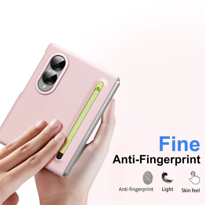 Coque Samsung Galaxy Fold 8 Porte-Stylet Pop-Up Verre Trempé Rose - photo 6