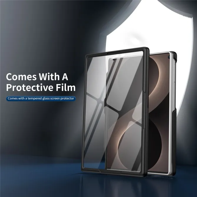 Coque Samsung Galaxy Fold 8 Anneau Métal 150° Porte-Stylet Noir - photo 3