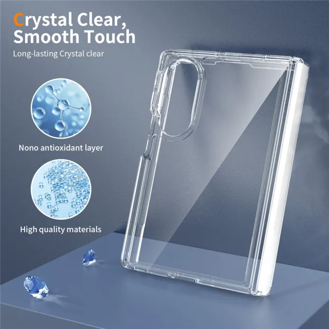 Coque Samsung Galaxy Z Fold 8 Protection Charnière Transparente - photo 4