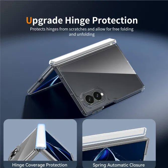 Coque Samsung Galaxy Z Fold 8 Protection Charnière Transparente - photo 5