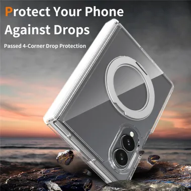 Coque Samsung Galaxy Z Fold 8 Support Anneau Magnétique Rotatif - photo 2