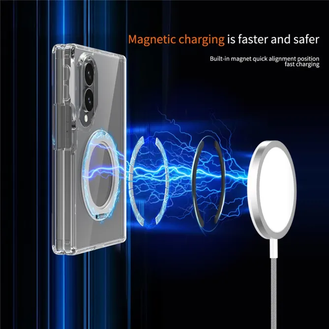 Coque Samsung Galaxy Z Fold 8 Support Anneau Magnétique Rotatif - photo 6