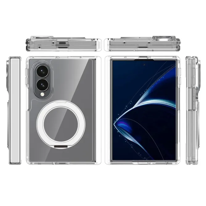 Coque Samsung Galaxy Z Fold 8 Support Anneau Magnétique Rotatif - photo 7