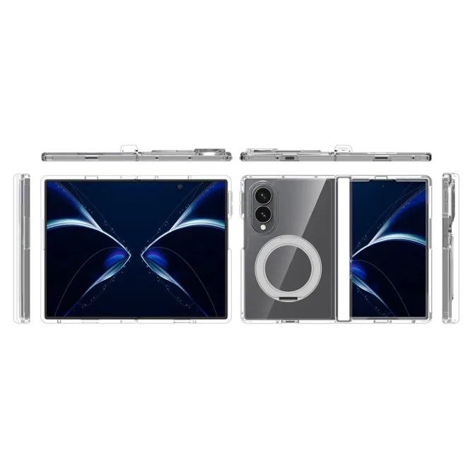 Coque Samsung Galaxy Z Fold 8 Support Anneau Magnétique Rotatif - photo 8