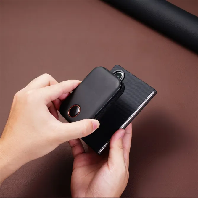 Coque Samsung Galaxy Z Fold 8 Texture Carbone avec Verre Trempé Noir - photo 3