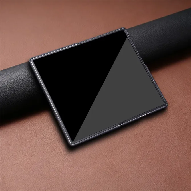 Coque Samsung Galaxy Z Fold 8 Texture Carbone avec Verre Trempé Noir - photo 6
