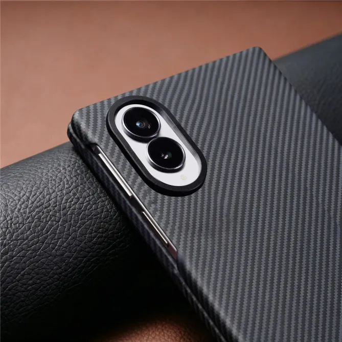 Coque Samsung Galaxy Z Fold 8 Texture Carbone avec Verre Trempé Noir - photo 7