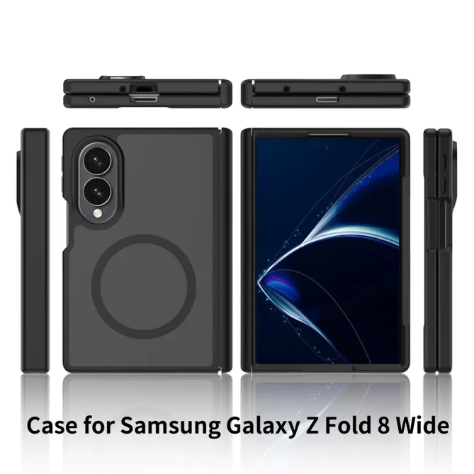Coque Samsung Galaxy Fold 8 Charnière Magnétique Phantom mate Noir - photo 9