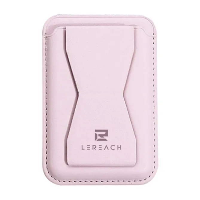Porte-Carte Magnétique Support Téléphone LRFP-06 Rose
