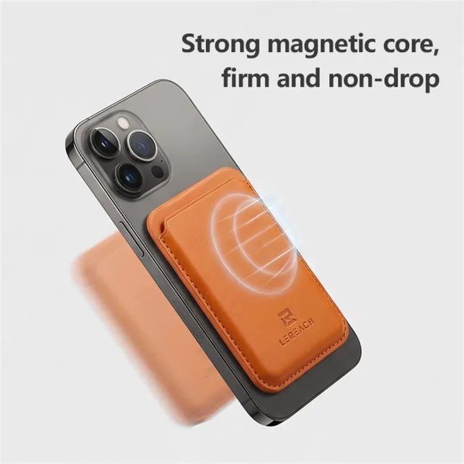 LEREACH Porte-Carte Magnétique Support Bureau 22 Aimants Orange - photo 14