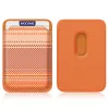 Porte-Carte Magnétique Fin Compatible MagSafe Anti-RFID Orange