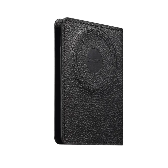 Portefeuille Bi-Fold Magnétique Grain Litchi | FOLDCASH Noir - photo 8