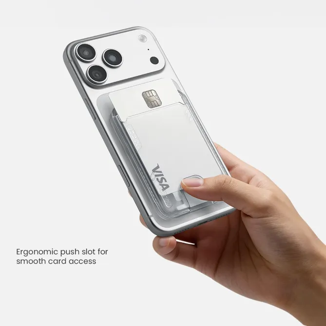 NILLKIN IceMate Porte-Carte Support Magnétique Transparent Transparent - photo 21