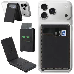 Porte-cartes Magnétique Éventail 9 Cartes SIM Support | LAYERO Noir