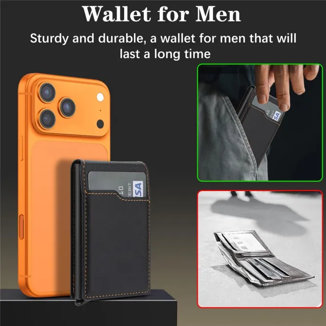 Porte-cartes Magnétique Éventail 9 Cartes SIM Support | LAYERO Noir - photo 10