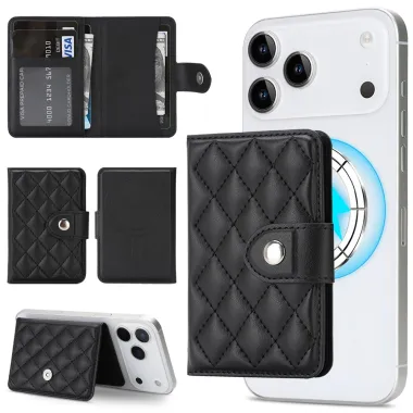 Portefeuille Matelassé 4 Cartes Support Pliable | QUILTO
