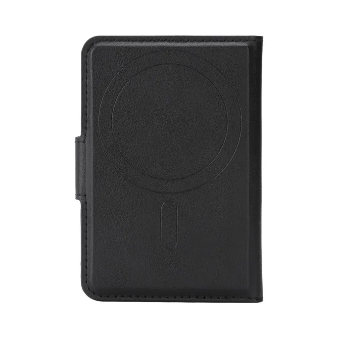 Portefeuille Matelassé 4 Cartes Support Pliable | QUILTO Noir - photo 6