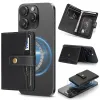 Portefeuille Magnétique 6 Cartes Ultra-Fin 43g | SLIMWALL Noir
