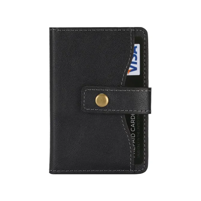 Portefeuille Magnétique 6 Cartes Ultra-Fin 43g | SLIMWALL Noir - photo 9