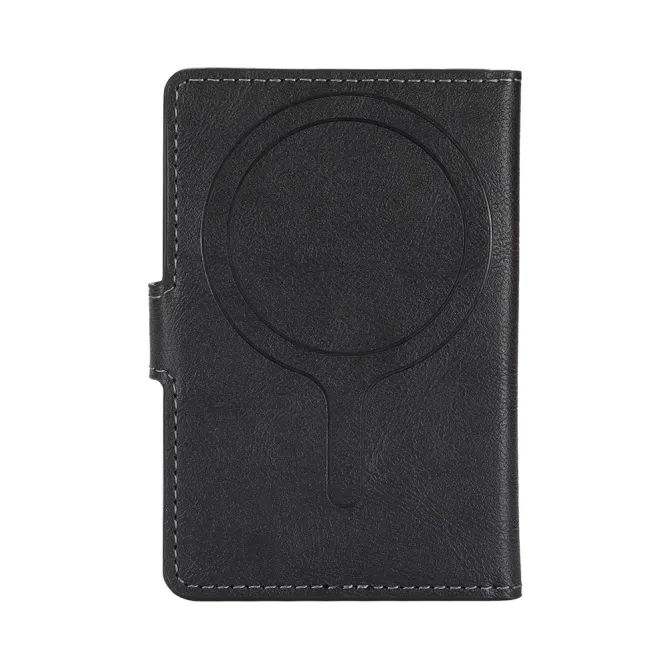 Portefeuille Magnétique 6 Cartes Ultra-Fin 43g | SLIMWALL Noir - photo 10